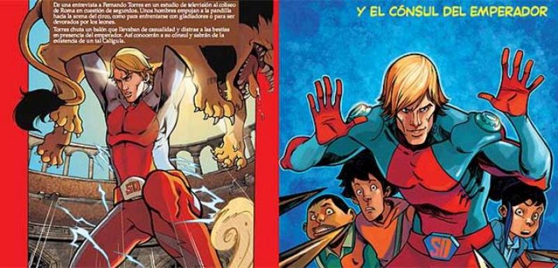 Fernando Torres es "Supertorres" en un cómic
