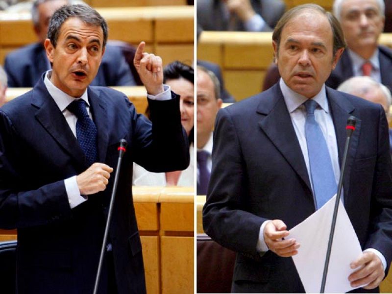 El PP pide la dimisión de Zapatero en una convulsa sesión de control en el Senado
