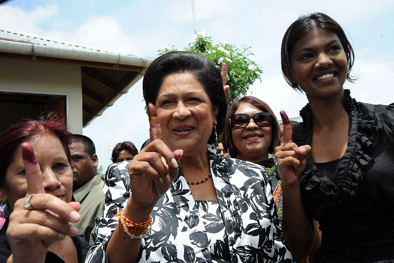 Kamla Persad-Bissessar, la primera mujer en el poder en Trinidad y Tobago