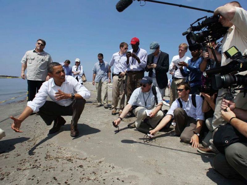 Obama llega a Luisiana para supervisar de primera mano la gestión contra el vertido