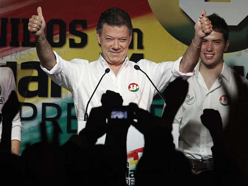 Santos, el heredero de Uribe, casi sentencia en la primera vuelta de las presidenciales colombianas