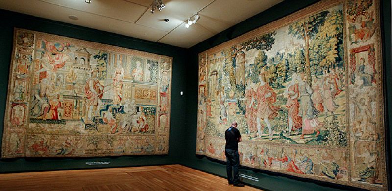 El Prado reúne "Los amores de Mercurio y Herse", la mejor serie de tapices