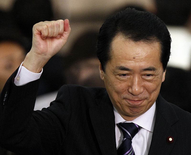 Naoto Kan, un político temperamental y veterano al frente de Japón