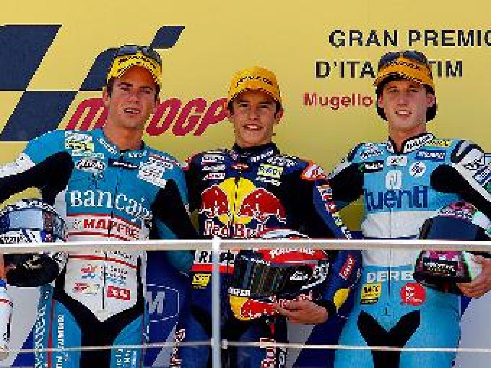 Carrera íntegra de la categoría de 125 cc disputada en el G.P. de Italia (06/06/2010).