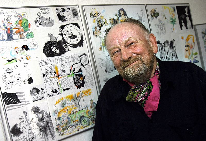 El dibujante danés amenazado por su caricatura de Mahoma deja su puesto tras 27 años