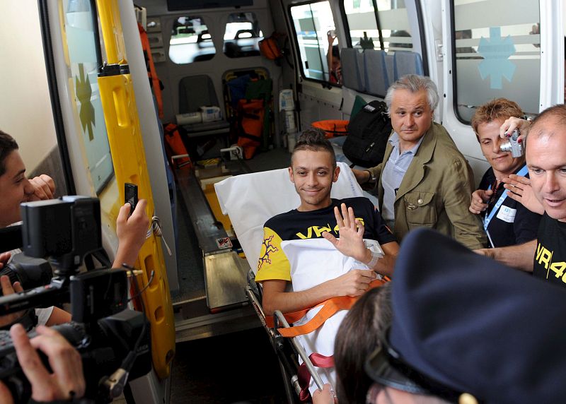 Rossi abandona el hospital de Florencia