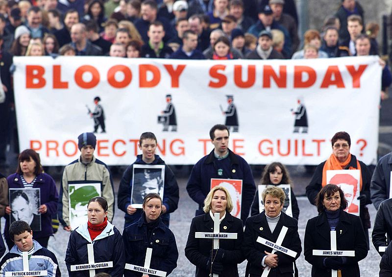 La muerte de civiles en el "Domingo Sangriento" será declarada ilegal 38 años después