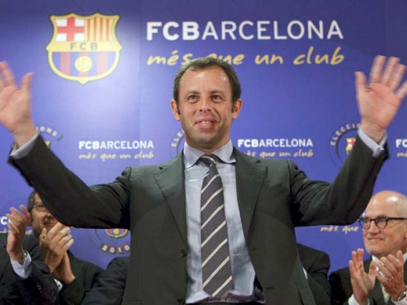 Sandro Rosell, nuevo presidente del FC Barcelona