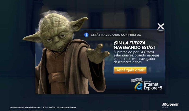 FACUA pide la retirada de la campaña de Explorer y Yoda por "engañosa y desleal"