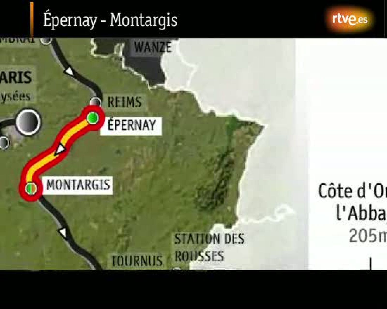 Etapa 5: Epernay - Montargis. 185 Km. | Ver