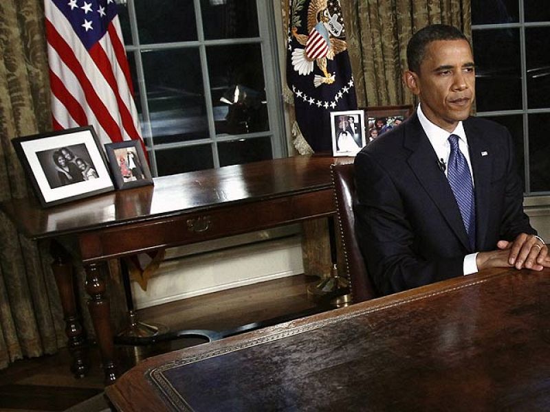 Obama presiona a BP por las compensaciones en su primer discurso desde el Despacho Oval