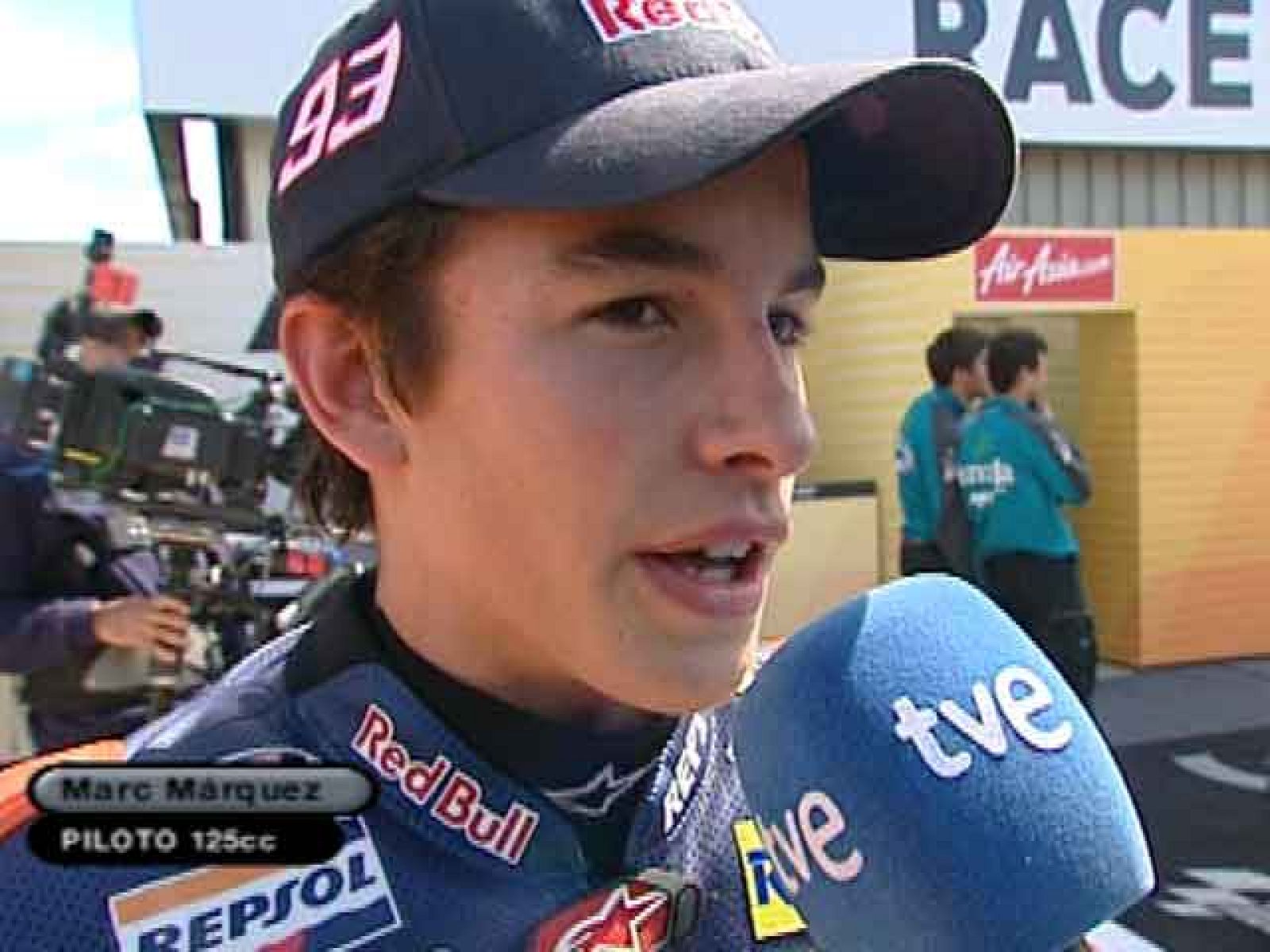 Marc Márquez describe cómo ha sido su victoria en Silverstone.
