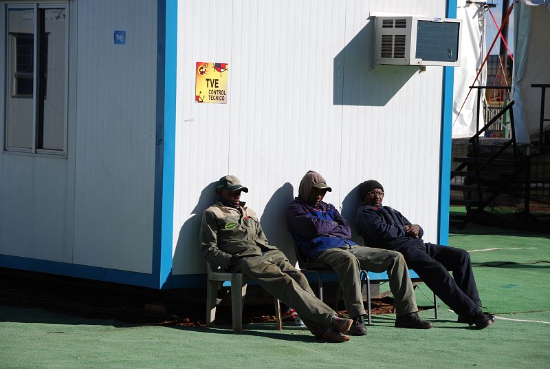 'Bafana security', los vigilantes de la tele