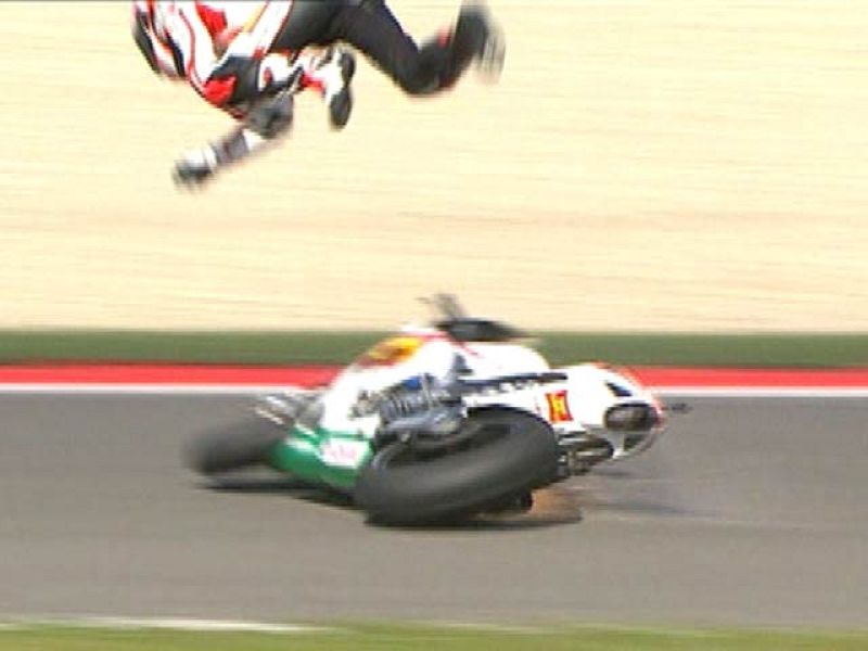 Melandri se perderá la carrera de Assen al dislocarse un hombro