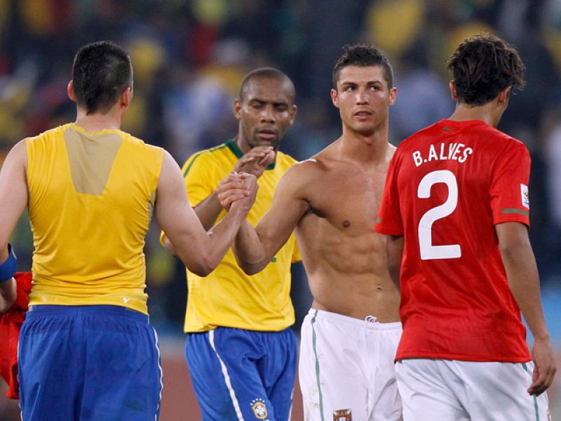 Soporífero empate entre Portugal y Brasil