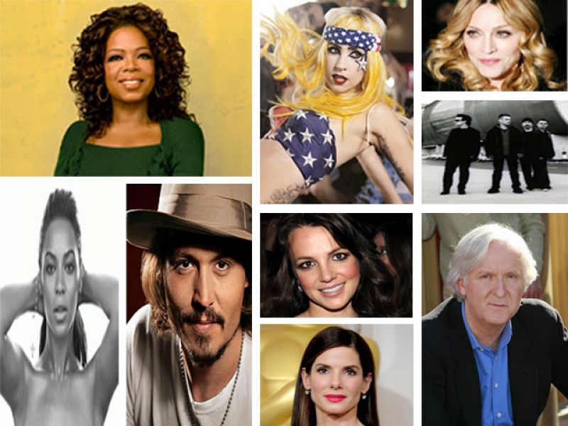 Oprah, Beyoncé y Lady Gaga, las "celebrities" más poderosas, según Forbes