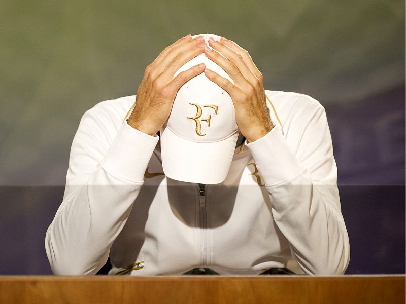 Roger Federer se siente frustrado