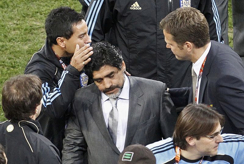 Maradona, tras la goleada sufrida ante Alemania: "Es lo más duro que me tocó vivir"