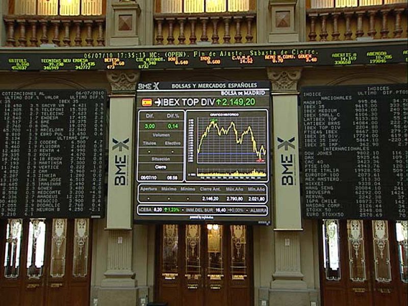 El Ibex rebota un 3,59%, impulsado por las compras y la buena acogida a la emisión de deuda