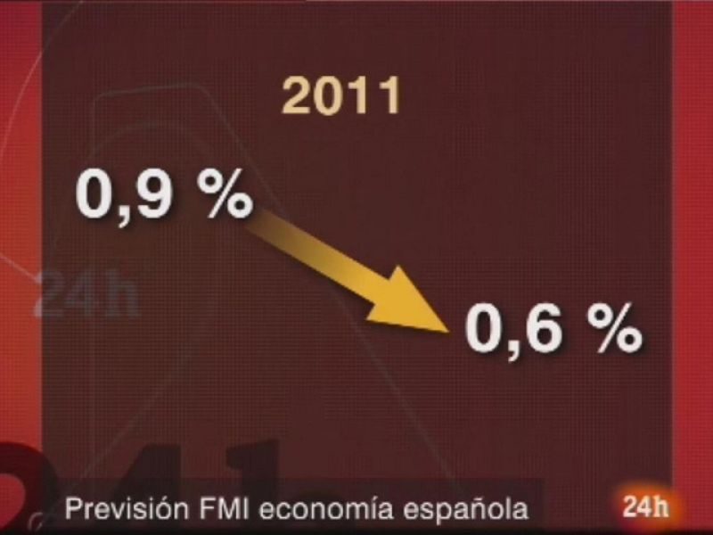 El FMI rebaja un 30% su previsión de crecimiento de la economía española para 2011