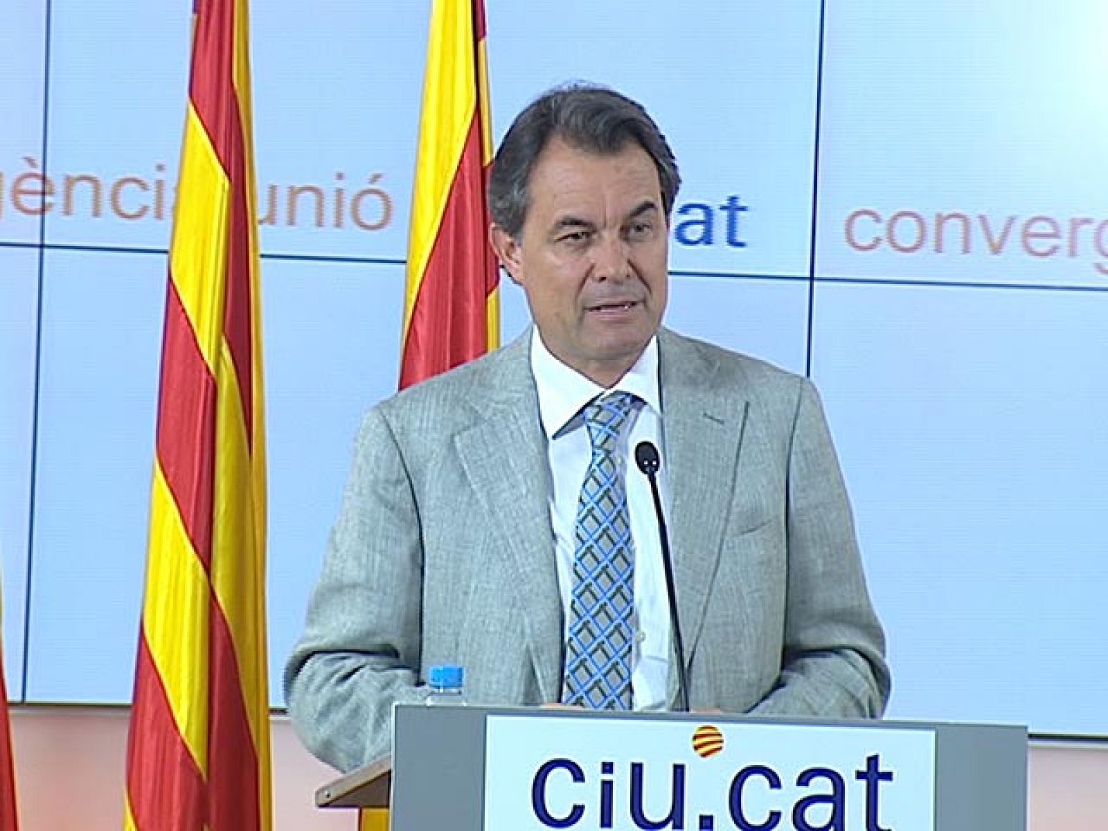 Artur Mas: "La primera parte de la sentencia llevaba los derechos de autor del Partido Popular" | Ver