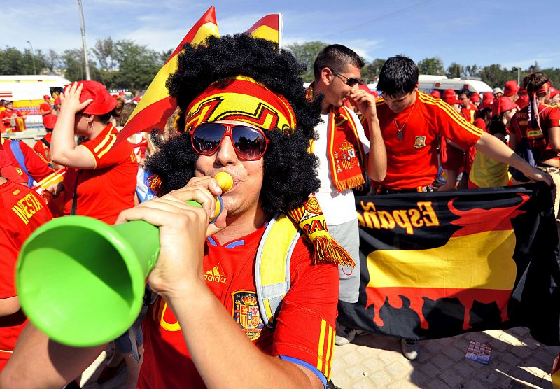 La España real celebra su Copa del Mundo