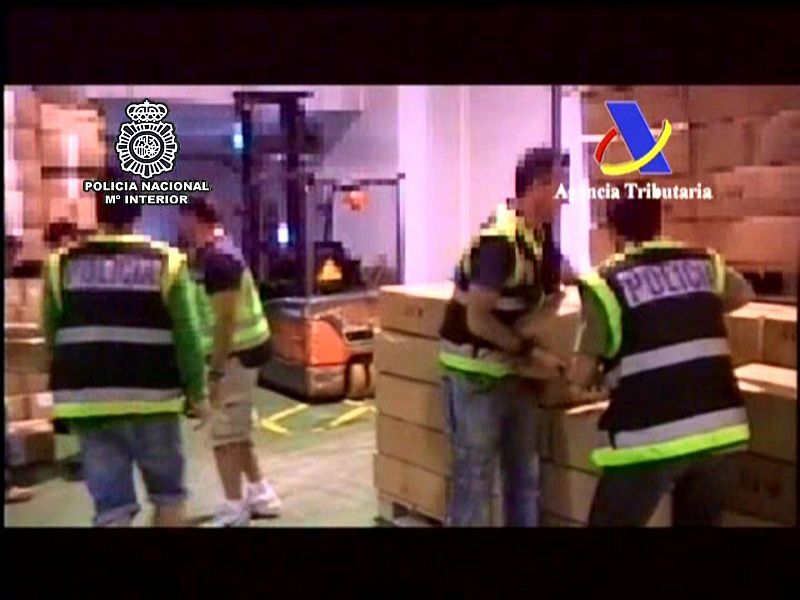La Policía interviene once toneladas de hachís ocultos en un cargamento de sardinas