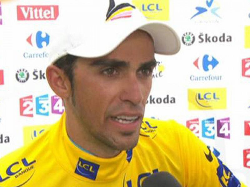 Contador dice que no fue consciente de la avería de Andy Schleck