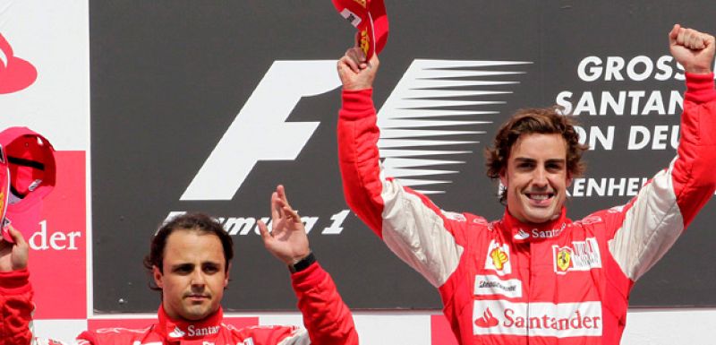 "Felipe, Fernando va más rápido, ¿has entendido el mensaje?"