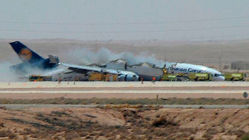 Un avión de carga se estrella en Arabía Saudí sin provocar víctimas mortales