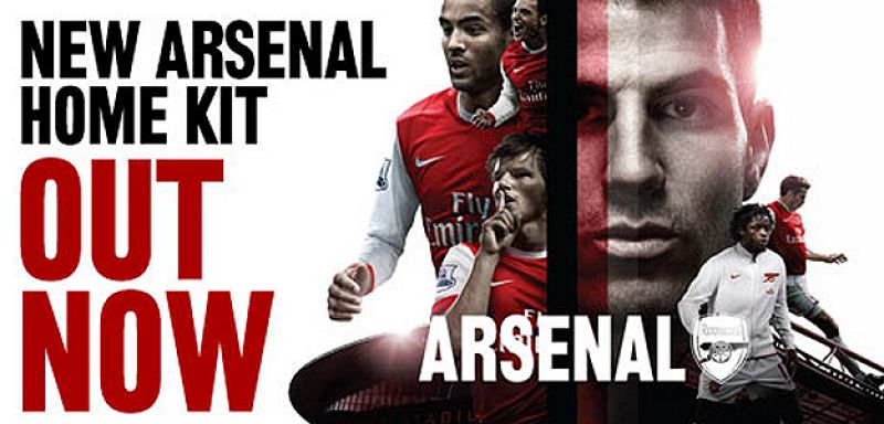 El Arsenal utiliza la imagen de Cesc para la venta de la nueva equipación