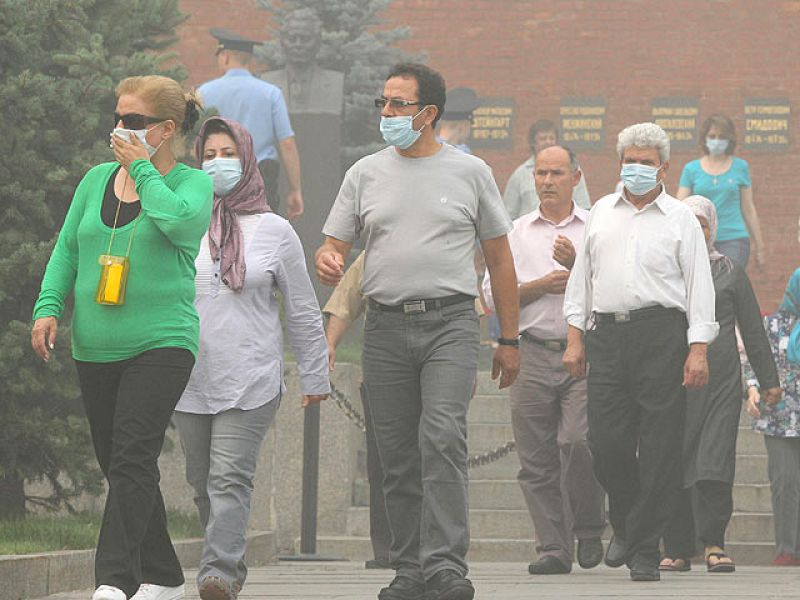 Varias embajadas retiran personal de Moscú ante el humo de los incendios y el calor