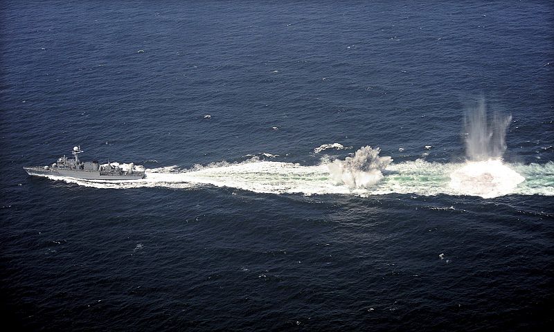 Corea del Norte realiza disparos de artillería en el mar, cerca de la frontera con Corea del Sur
