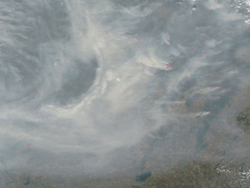 El alcance mundial de los incendios, visto en "Ojos 3D sobre la Tierra" gracias a la NASA