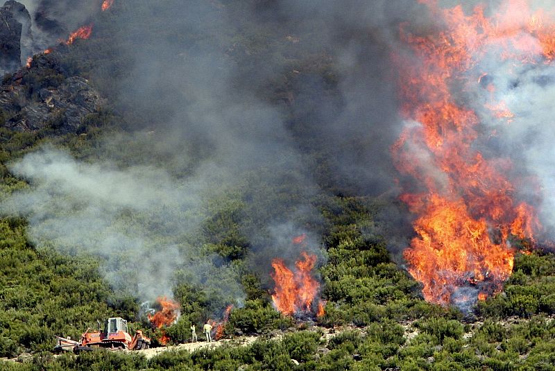 Continúa la alerta por riesgo de incendios en Galicia, Extremadura, Canarias y Castilla y León