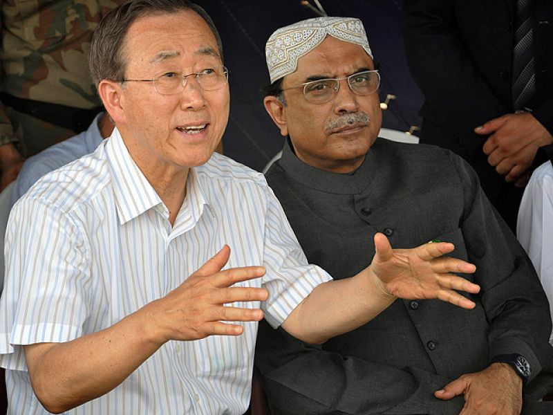 Ban Ki-moon en Pakistán: "Nunca he visto nada como esto"