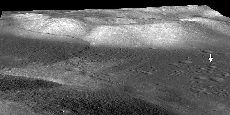 El diámetro de la Luna se ha reducido 100 metros en mil millones de años