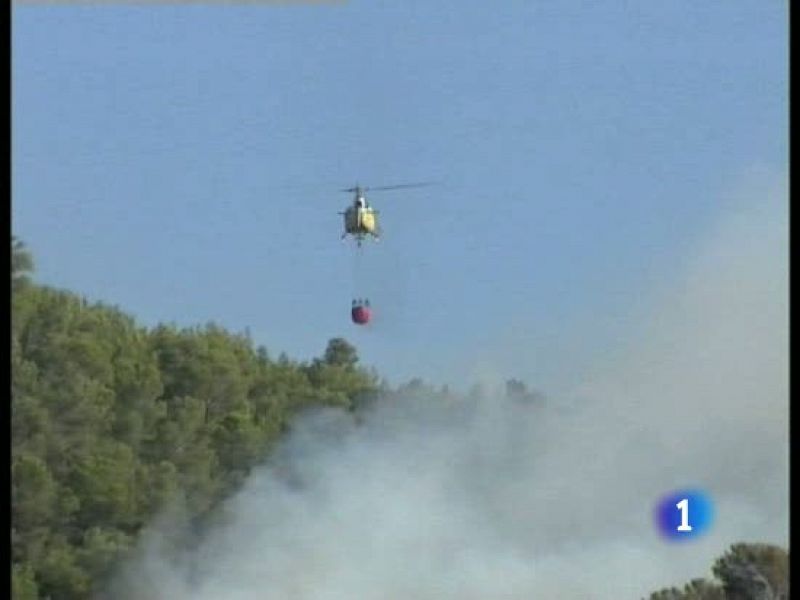 Tres heridos y cerca de 100 hectáreas quemadas en el incendio de Ibiza, que sigue activo