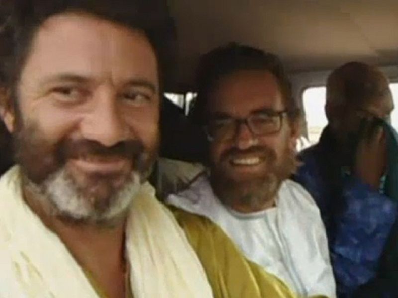 Los cooperantes compartieron coche y bromas con su secuestrador tras ser liberados