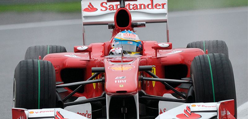 Alonso domina en la primera toma de contacto con Spa