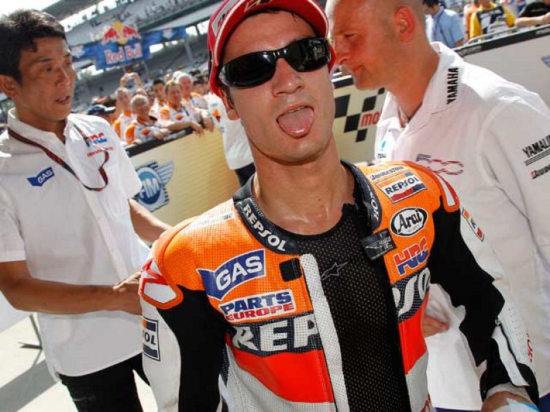 Dani Pedrosa no encuentra rival en Indianápolis