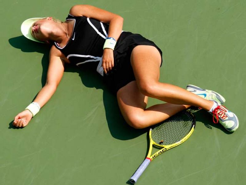 La bielorrusa Azarenka da el susto en el US Open