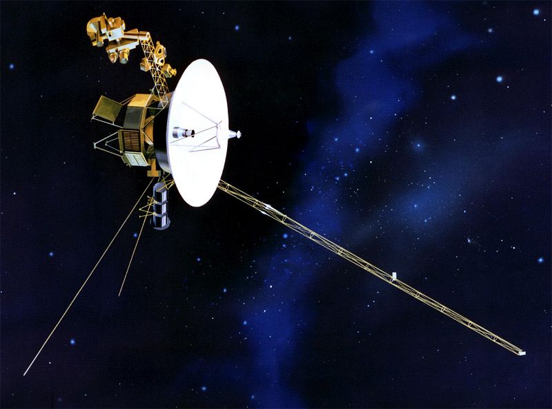 Las sondas Voyager llevan 33 años viajando por el espacio