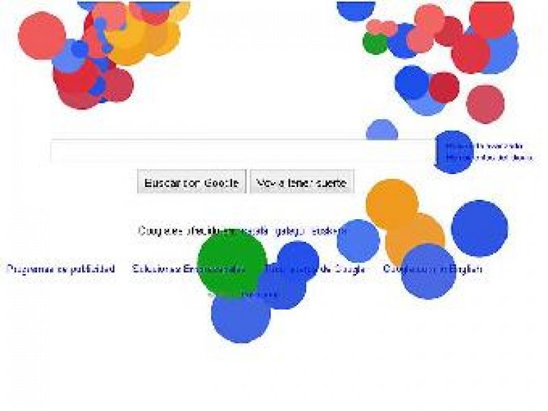 El misterioso logo de Google que estalla en bolas de colores
