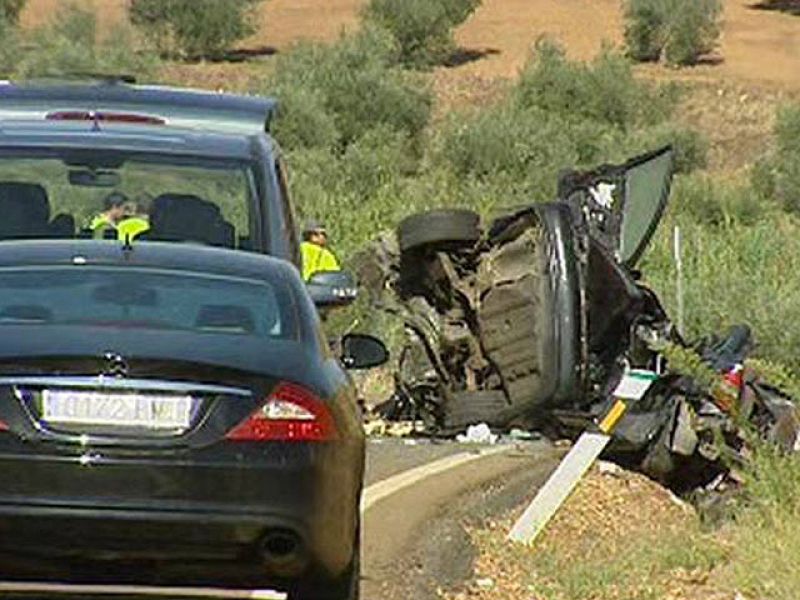 El accidente de tráfico en Oliva de Mérida ha sido el más grave en cuatro años