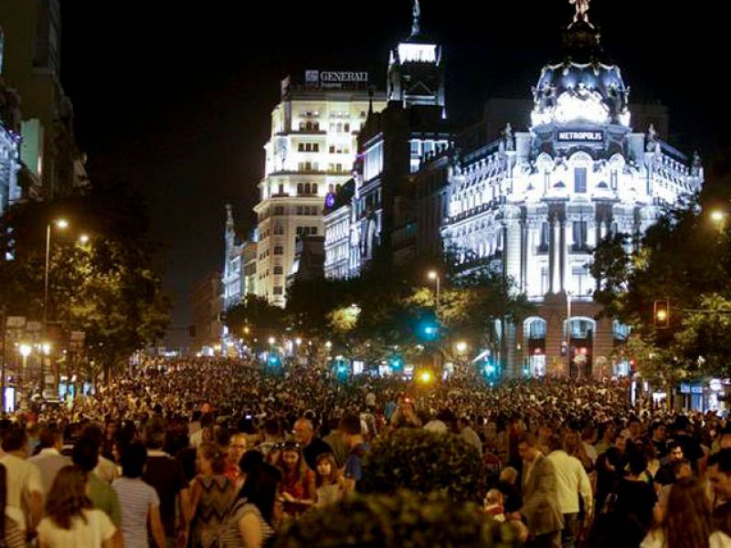 Madrid se echa a la calle en La Noche en Blanco