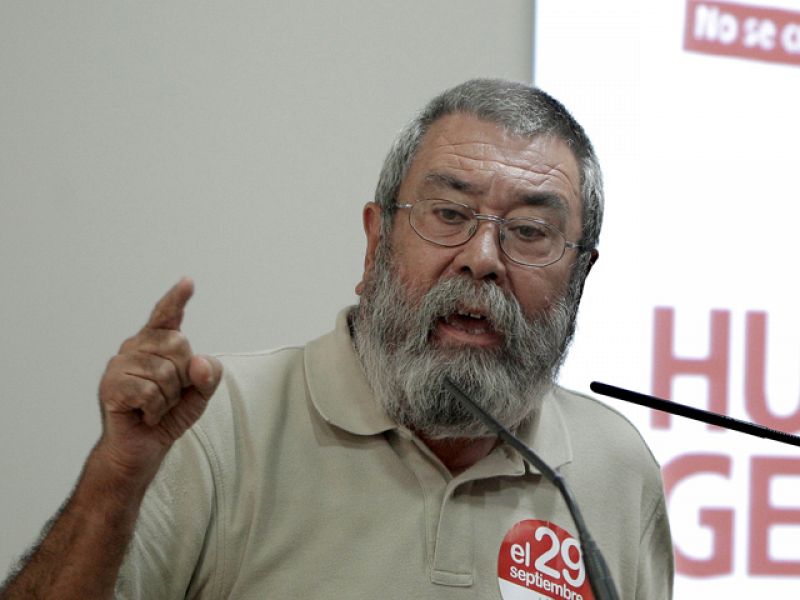 Cándido Méndez sobre la huelga general: "La vida no será igual a partir del 29 de septiembre"