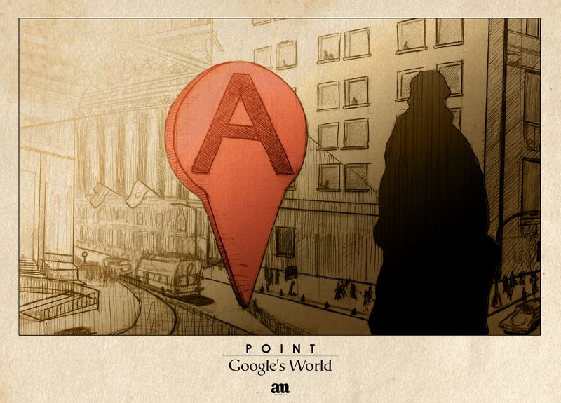 Los iconos de Google Maps saltan a la realidad de la mano de un ilustrador gaditano
