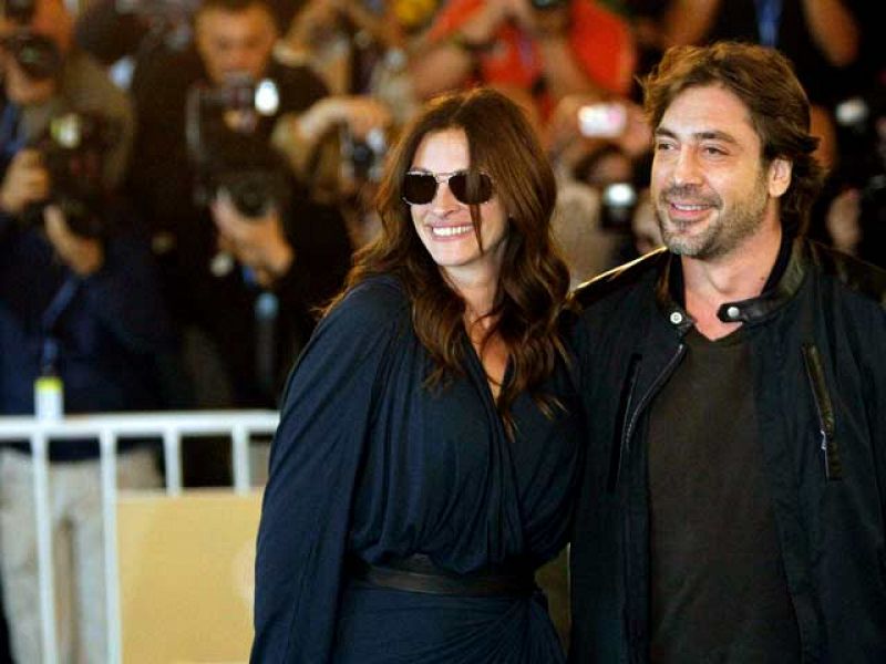 Julia Roberts y Javier Bardem, en San Sebastián