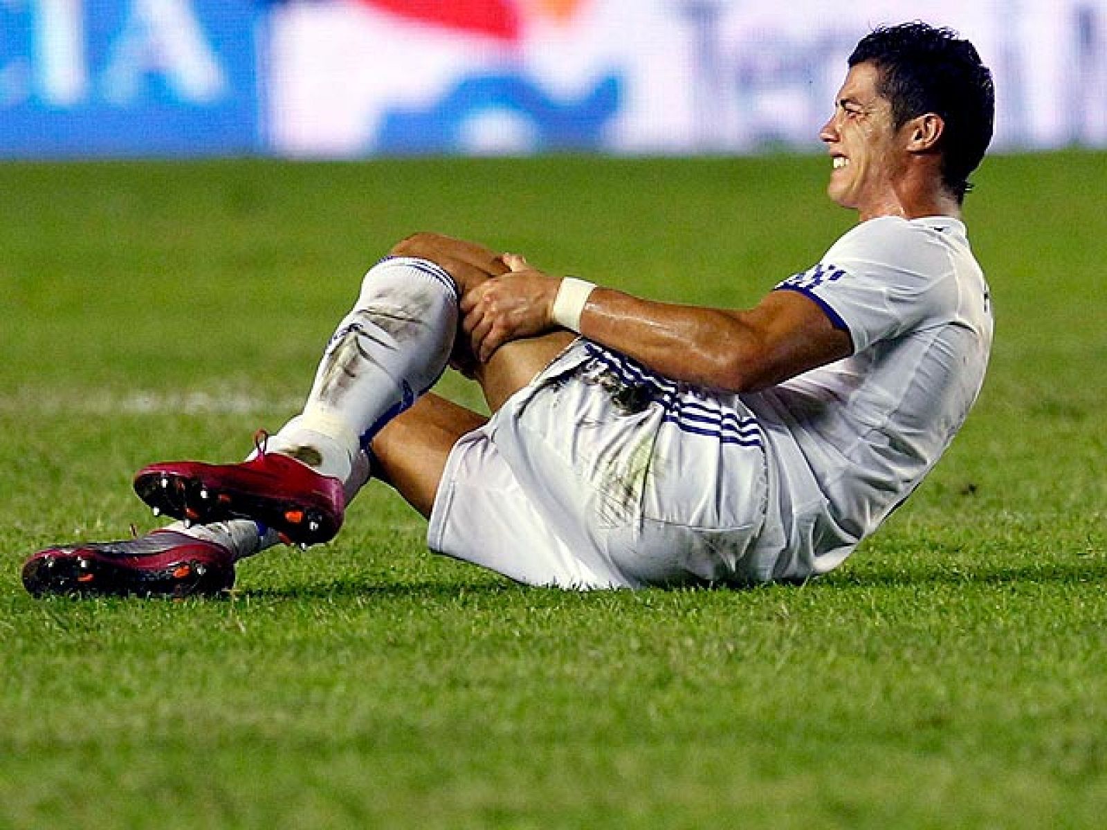 Cristiano busca siempre convertir goles pero ante el Levante no hubo forma.